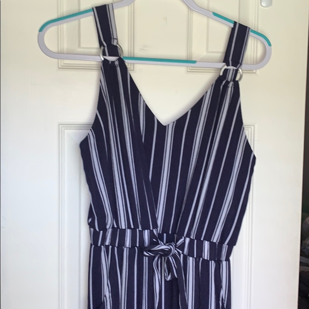 Stripe jumpsuit